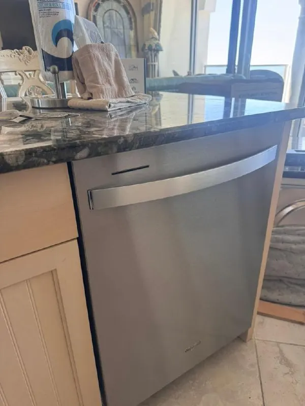 Quality Repairs service evidence related to dishwasher not draining